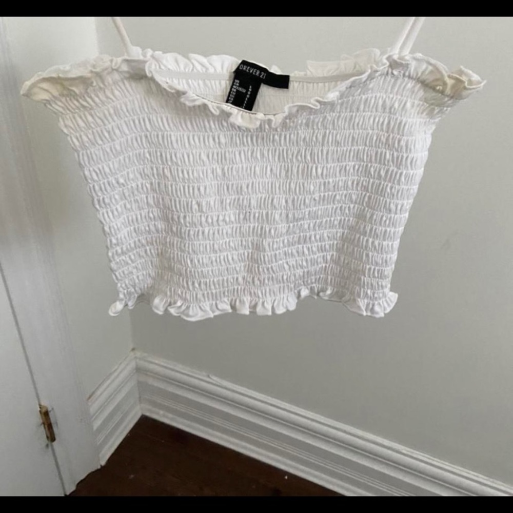 Forever 21 ruched scrunch cami